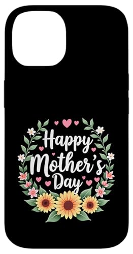 Happy Mother's Day Sonnenblumen Shirt für Frau Mama und Oma Hülle für iPhone 14 von Happy Mother's Day Mama Floral Gift Tees