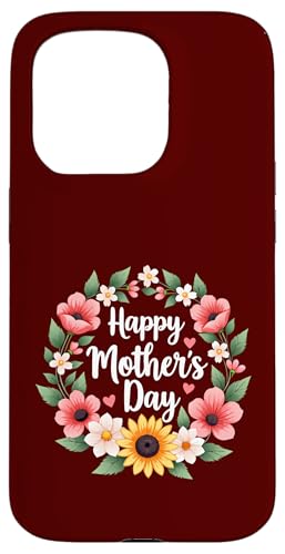 Happy Mother's Day Sonnenblumen Shirt für Frau Mama und Oma Hülle für iPhone 15 Pro Happy Mother's Day Sonnenblumen Shirt für Frau Mama und Oma Hülle für iPhone 15 Pro von Happy Mother's Day Mama Floral Gift Tees