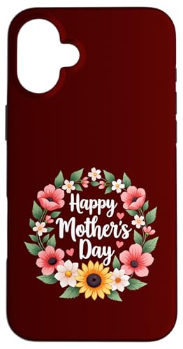 Happy Mother's Day Sonnenblumen Shirt für Frau Mama und Oma Hülle für iPhone 16 Plus Happy Mother's Day Sonnenblumen Shirt für Frau Mama und Oma Hülle für iPhone 16 Plus von Happy Mother's Day Mama Floral Gift Tees