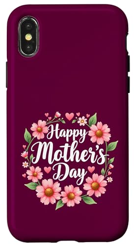 Happy Mother's Day Sonnenblumen Shirt für Frau Mama und Oma Hülle für iPhone X/XS Happy Mother's Day Sonnenblumen Shirt für Frau Mama und Oma Hülle für iPhone X/XS von Happy Mother's Day Mama Floral Gift Tees