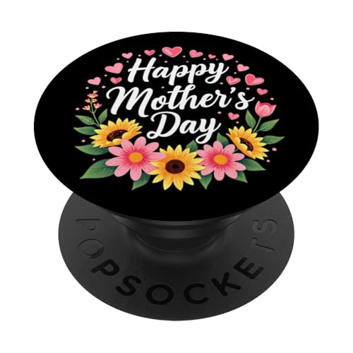 Happy Mother's Day Sonnenblumen Shirt für Frau Mama und Oma PopSockets Klebender PopGrip Happy Mother's Day Sonnenblumen Shirt für Frau Mama und Oma PopSockets Klebender PopGrip von Happy Mother's Day Mama Floral Gift Tees