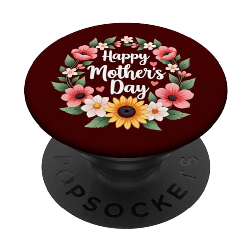 Happy Mother's Day Sonnenblumen Shirt für Frau Mama und Oma PopSockets Klebender PopGrip Happy Mother's Day Sonnenblumen Shirt für Frau Mama und Oma PopSockets Klebender PopGrip von Happy Mother's Day Mama Floral Gift Tees