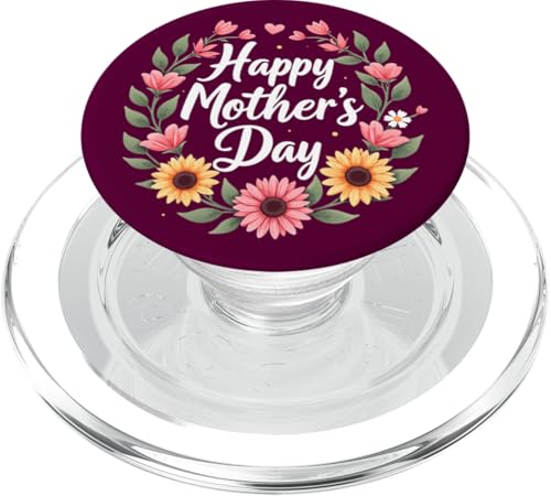 Happy Mother's Day Sonnenblumen Shirt für Frau Mama und Oma PopSockets PopGrip für MagSafe Happy Mother's Day Sonnenblumen Shirt für Frau Mama und Oma PopSockets PopGrip für MagSafe von Happy Mother's Day Mama Floral Gift Tees