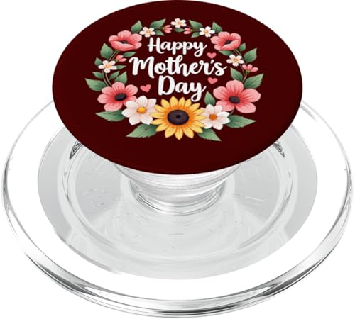 Happy Mother's Day Sonnenblumen Shirt für Frau Mama und Oma PopSockets PopGrip für MagSafe Happy Mother's Day Sonnenblumen Shirt für Frau Mama und Oma PopSockets PopGrip für MagSafe von Happy Mother's Day Mama Floral Gift Tees
