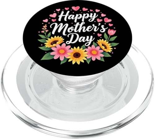 Happy Mother's Day Sonnenblumen Shirt für Frau Mama und Oma PopSockets PopGrip für MagSafe Happy Mother's Day Sonnenblumen Shirt für Frau Mama und Oma PopSockets PopGrip für MagSafe von Happy Mother's Day Mama Floral Gift Tees