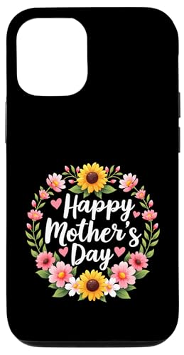 Happy Mother's Day Sonnenblumen Shirt für Mama und Oma Hülle für iPhone 12/12 Pro von Happy Mother's Day Mama Floral Gift Tees