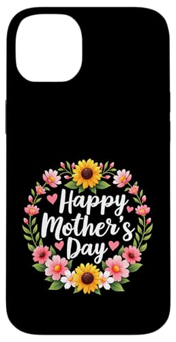 Happy Mother's Day Sonnenblumen Shirt für Mama und Oma Hülle für iPhone 14 Plus von Happy Mother's Day Mama Floral Gift Tees