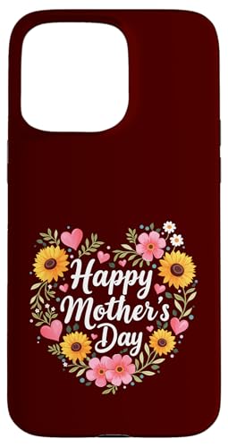 Happy Mother's Day Sonnenblumen Shirt für Mama und Oma Hülle für iPhone 15 Pro Max Happy Mother's Day Sonnenblumen Shirt für Mama und Oma Hülle für iPhone 15 Pro Max von Happy Mother's Day Mama Floral Gift Tees