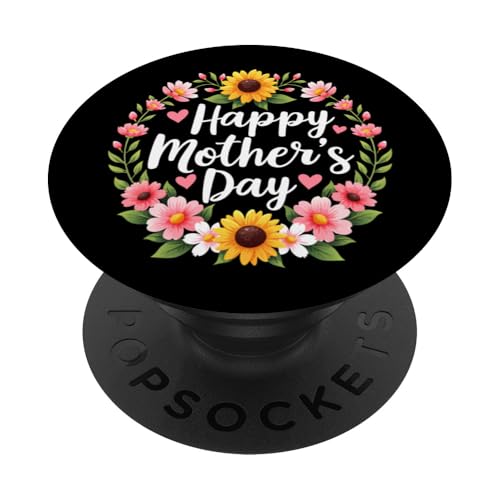 Happy Mother's Day Sonnenblumen Shirt für Mama und Oma PopSockets Klebender PopGrip Happy Mother's Day Sonnenblumen Shirt für Mama und Oma PopSockets Klebender PopGrip von Happy Mother's Day Mama Floral Gift Tees