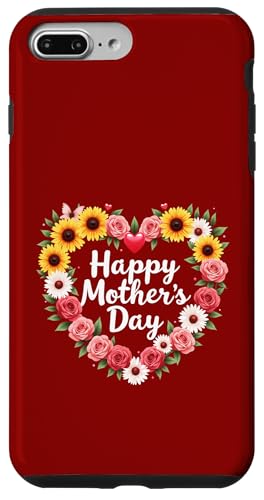 Herz-T-Shirt mit Blumenmotiv zum Muttertag für Ehefrau, Mama oder Oma Hülle für iPhone 7 Plus/8 Plus Herz-T-Shirt mit Blumenmotiv zum Muttertag für Ehefrau, Mama oder Oma Hülle für iPhone 7 Plus/8 Plus von Happy Mother's Day Mama Floral Gift Tees
