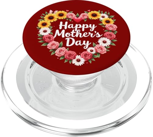 Herz-T-Shirt mit Blumenmotiv zum Muttertag für Ehefrau, Mama oder Oma PopSockets PopGrip für MagSafe Herz-T-Shirt mit Blumenmotiv zum Muttertag für Ehefrau, Mama oder Oma PopSockets PopGrip für MagSafe von Happy Mother's Day Mama Floral Gift Tees