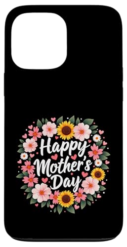 Süßes Happy Mother's Day Shirt für Mama Oma Frauen Floral Hülle für iPhone 13 Pro Max von Happy Mother's Day Mama Floral Gift Tees