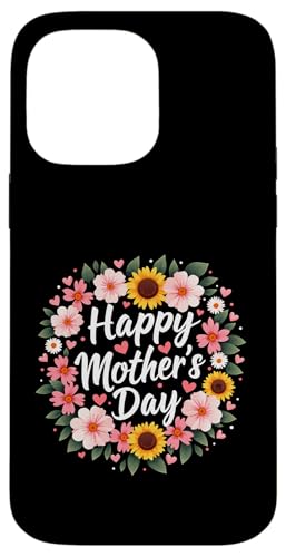 Süßes Happy Mother's Day Shirt für Mama Oma Frauen Floral Hülle für iPhone 14 Pro Max von Happy Mother's Day Mama Floral Gift Tees