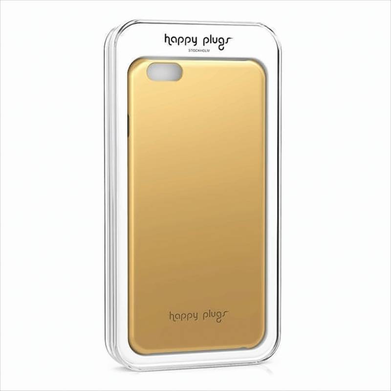 Happy Plugs Deluxe Slim Smartphone Hülle für Apple iPhone 6/6S - Gold von Happy Plugs