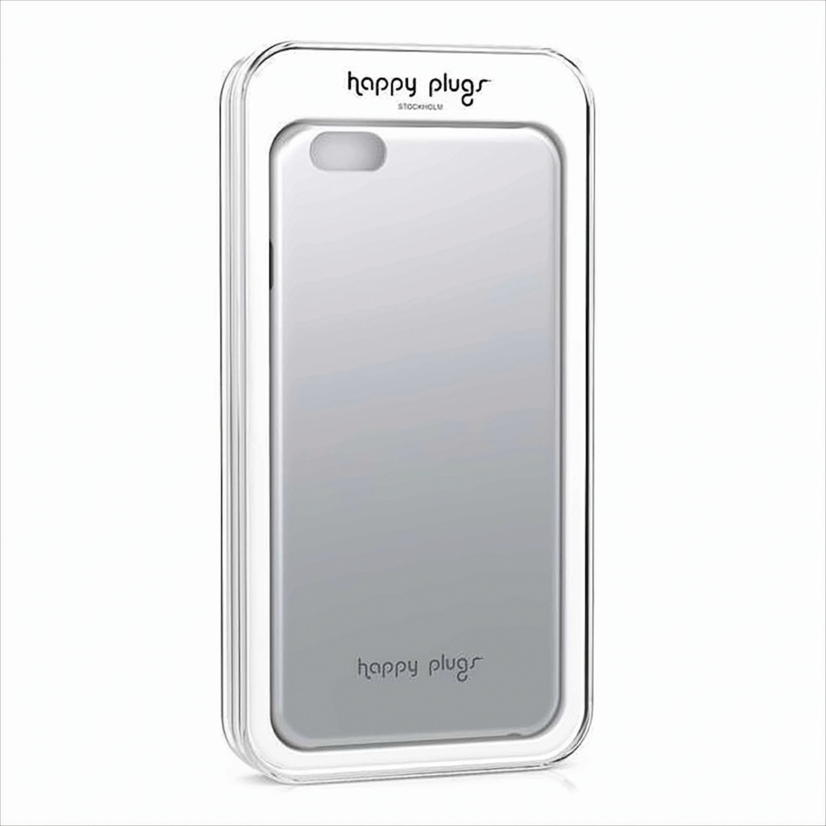 Happy Plugs Deluxe Slim Smartphone Hülle für Apple iPhone 6/6S Silber von Happy Plugs