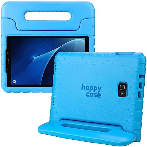 HappyCase Kinder Tablet Hülle Geeignet für Samsung Galaxy Tab A 10.1 (2016) | Kinderfreundliche Hülle | Schutzhülle | Kinderhülle | mit Griff und Ständer | Blau von HappyCase