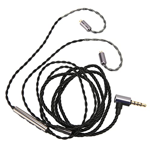 HappyFit dynamische Ohrhörer 6mm HiFi Deep Bass DIY Abnehmbar 2 Pin 0,78 mm dynamischer Kopfhörer für Weston 1964 UE3X UE18 W4R UM3X (2 Pin 0,78 mm Kopfhörerkabel) von HappyFit