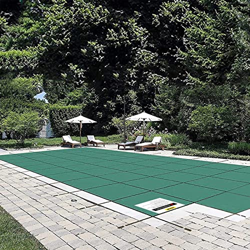 VEVOR Pool Abdeckplane 5,5 x 10,4 m, passend für 4,9 x 9,8 m große, rechteckige, in den Boden eingelassene Winterabdeckplane, grünes Netzgewebe, solide Pool-Sicherheitsabdeckung für Schwimmbad VEVOR Pool Abdeckplane 5,5 x 10,4 m, passend für 4,9 x 9,8 m große, rechteckige, in den Boden eingelassene Winterabdeckplane, grünes Netzgewebe, solide Pool-Sicherheitsabdeckung für Schwimmbad von Happybuy