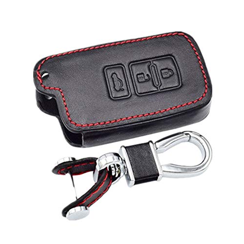 Happyit Leder Autoschlüssel Fällen Decken Schlüsselanhänger für Toyota Camry Corolla Avalon Rav4 Land Cruiser 3 Tasten Keyless Happyit Leder Autoschlüssel Fällen Decken Schlüsselanhänger für Toyota Camry Corolla Avalon Rav4 Land Cruiser 3 Tasten Keyless von Happyit