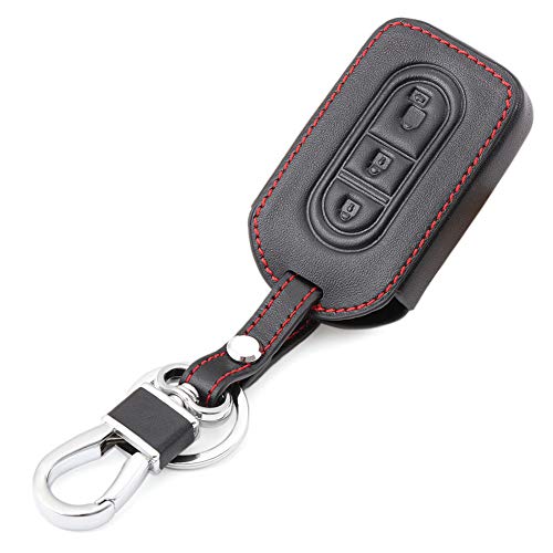 Happyit Leder Autoschlüsselhülle fällen Schlüsselanhänger für Nissan Juke MICRA QUKQAI Juke X-Trail NAVARA 3 Knöpfen Happyit Leder Autoschlüsselhülle fällen Schlüsselanhänger für Nissan Juke MICRA QUKQAI Juke X-Trail NAVARA 3 Knöpfen von Happyit