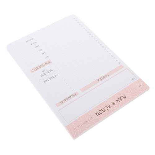 Happyyami 1 Pad Machen Notizbuch Auflisten Kleiner Notizblock Notizbilder Unterlage Notizpolster Gefüttert Tragbarer Planer-notizblock Notizen Multifunktionsnotiz Schreiben Täglich Papier von Happyyami