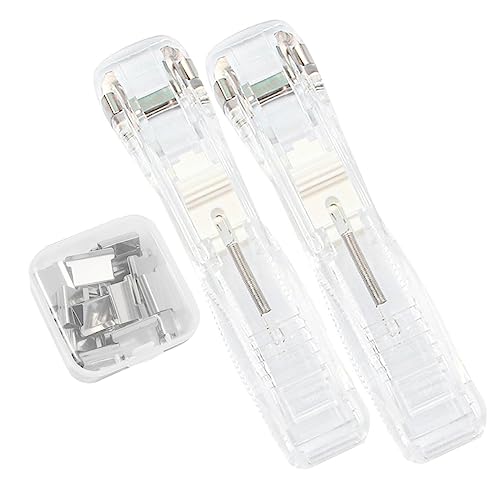 Happyyami 1 Satz Büroklammerspender Transparente Binderclips Arbeitszimmer Büroheftgerät Niedliches Tragbares Heftgerät Buchbindematerialien Kleines Heftgerät Mit Heftklammern Happyyami 1 Satz Büroklammerspender Transparente Binderclips Arbeitszimmer Büroheftgerät Niedliches Tragbares Heftgerät Buchbindematerialien Kleines Heftgerät Mit Heftklammern von Happyyami