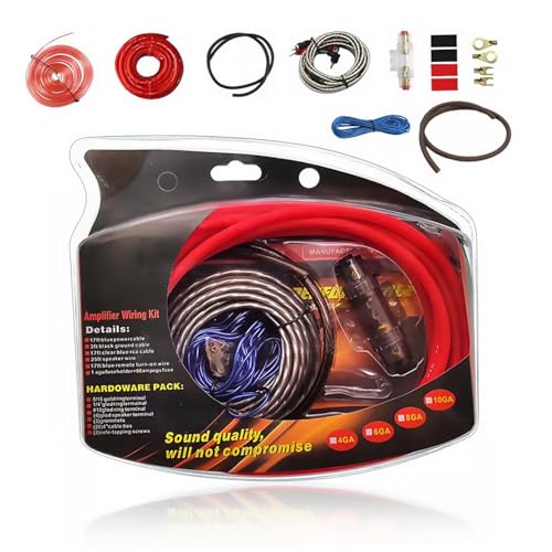 Happyyami 1 Satz Car-audio-kit Verstärkerverdrahtungskit Verstärker-kit Amp -installations -kit Verstärker Kabelsatz Verstärker -kabel -kit Kfz-verkabelungssatz Abs Happyyami 1 Satz Car-audio-kit Verstärkerverdrahtungskit Verstärker-kit Amp -installations -kit Verstärker Kabelsatz Verstärker -kabel -kit Kfz-verkabelungssatz Abs von Happyyami