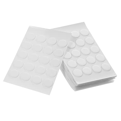 Happyyami 1 Satz Rundes Doppelseitiges Klebeband Einseitig Punkt All Purpose Glue Klebeband Doppelseitig Schallschutzplatten Schaumstoffplatte Doppelseitiger Aufkleber Transparent 300 Stück von Happyyami