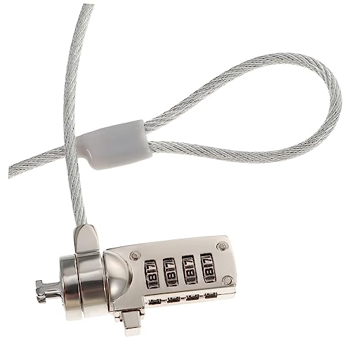 Happyyami 1.8M Laptop Sicherheitsschloss mit Langem Kabel Universelles Diebstahl System für Laptops Monitore Projektoren Stelliges Reset Passwort Schnittfest Tragbar Happyyami 1.8M Laptop Sicherheitsschloss mit Langem Kabel Universelles Diebstahl System für Laptops Monitore Projektoren Stelliges Reset Passwort Schnittfest Tragbar von Happyyami