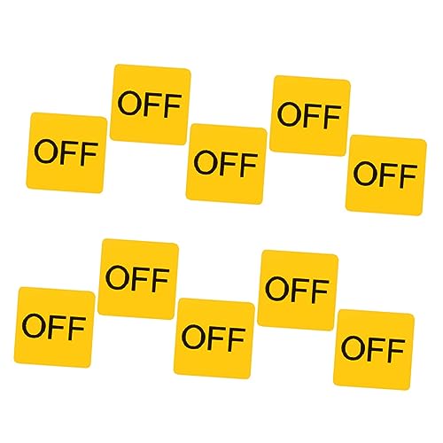 Happyyami 10 Blatt Vorsicht Aufkleber Klein Aufkleber Für Küchenetiketten Zubehör Wechseln Schlafzimmeraufkleber Aufkleber Für Schlafzimmer Aufkleber Ab Lichtetikett Pvc Selbstklebend von Happyyami