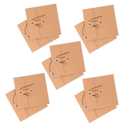 Happyyami 10 Stück Kraft Umschlag CD Aufbewahrungstasche Dvd Hüllen CD Dvd Umschläge Dvd Aufbewahrung CD Mailer Dvd Hüllen CD Umschläge Dvd Hüllen Umschläge CD Papierhüllen Papier Dvd von Happyyami