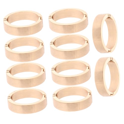 Happyyami 10 Stück Tischkalender-bindungskreis Ringe Für Karteikarten Notizkartenringe Bindering Ringclips Kleine Heftklammern Mini-binderringe Bücherringe Bindungsringe Zinklegierung von Happyyami