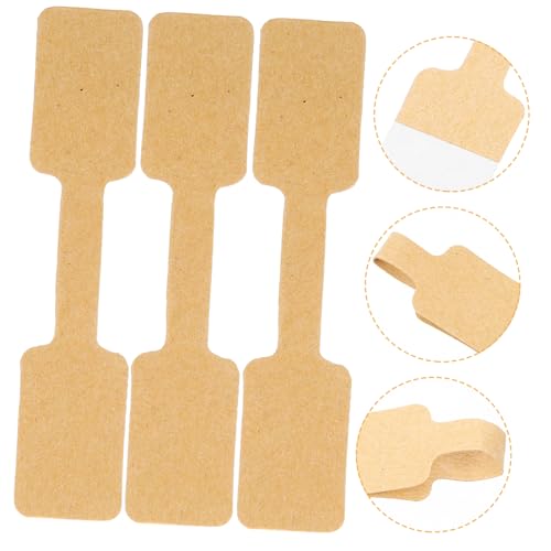 Happyyami 100 Stück Aufkleber für Schmucketiketten klein Etiketten-Tags klebrig Stichworte Preisetiketten Halskette Karten Selbstklebender Preisaufkleber Kraftpapier Brown Happyyami 100 Stück Aufkleber für Schmucketiketten klein Etiketten-Tags klebrig Stichworte Preisetiketten Halskette Karten Selbstklebender Preisaufkleber Kraftpapier Brown von Happyyami