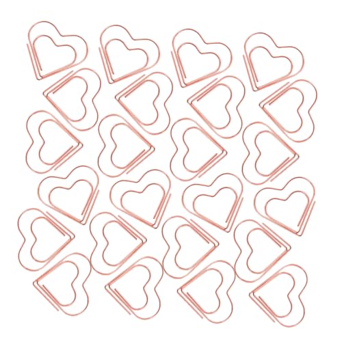 Happyyami 100 Stück Liebes Büroklammern Lesezeichen Büroklammern Kleine Klammern Für Herzförmige Büroklammern Kleine Büroklammern Scrapbook Clips Kleine Büroklammern Büroklammer von Happyyami