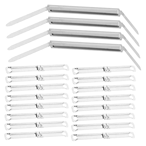 Happyyami 100 Stück Metall Bindeklammern Binderclips Büroplaner Ordner Gold Jumbo Briefpapier Große Binderclips Ordentliche Bindeklammern Queue Schlüssel Wiederverwendbar Farbige von Happyyami