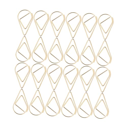 Happyyami 100Stücke Kleine Metallklammern Dekorative Büroklammern Verschiedenen Formen Praktische Büroklammern für Büro Schule und Zuhause Langlebiges Stahlmaterial Kreatives Design von Happyyami