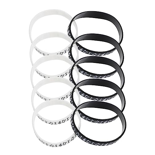 Happyyami 10Stücke Musikfestival Armbänder Dekorative Party Armbänder Und Langlebig Komfortabel Für Konzerte Und Elektronische Musikfestivals von Happyyami