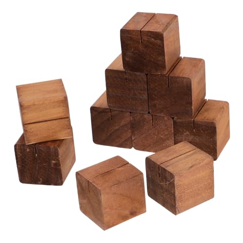 Happyyami 10pcs Wood Place Card Inhaber Office Note Inhaber Tischnummer Steht Hochzeitsschildhalter Für Heimrestaurant Und Party Happyyami 10pcs Wood Place Card Inhaber Office Note Inhaber Tischnummer Steht Hochzeitsschildhalter Für Heimrestaurant Und Party von Happyyami