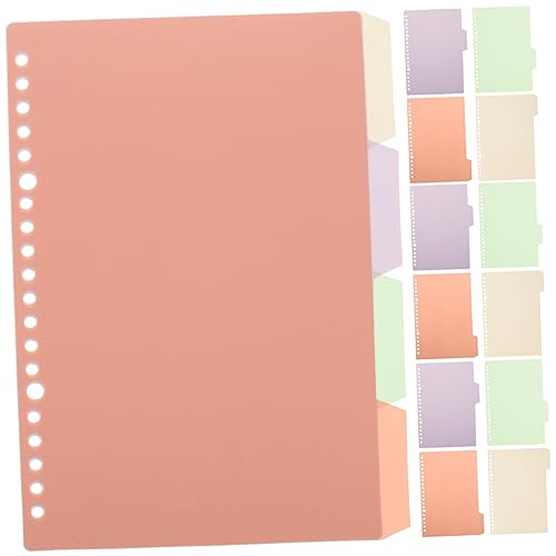 Happyyami 12 Sets Index Register Transparente Seitentrenner Mit Registern Ordner Teiler Anmerkungsregister Etiketten Ordner Register Seitenteiler Register Teiler Lose Trennregister von Happyyami