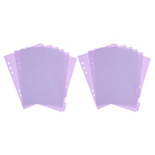 Happyyami 12Stücke Farbige Binder Teiler Aus Praktische Trennblätter Für Notizbücher Und Ordner Zur Organisation Und Klassifizierung Von Dokumenten Und Notizen von Happyyami