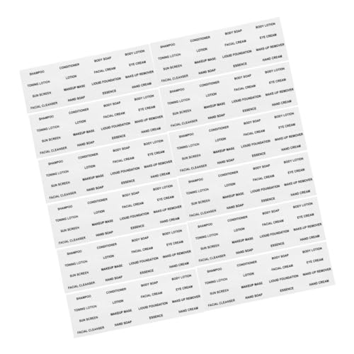 Happyyami 15 Blatt Spenderetiketten Transparente Badezimmeretiketten Zum Ordnen Von Flaschen Toilettenartikeln Reisenamen Gläsern Behältern Shampoo Aufklebern Flaschenetiketten Pvc von Happyyami