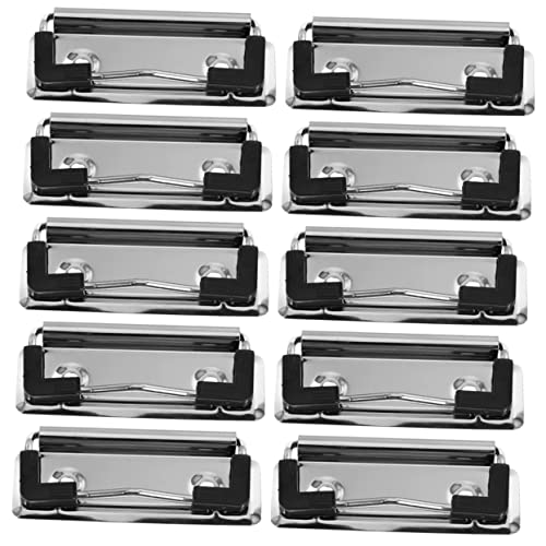 Happyyami 18 Stück Metallclip Heftklammern Groß Clips Klemmen Mit Klipp A4 Ordner Büro Dateiordner Bunt Zwischenablage Papierclip Schulbedarf Papierklammern Silver Vernickelt von Happyyami
