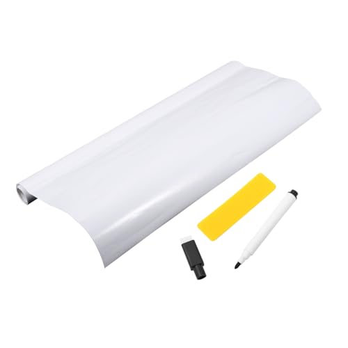 Happyyami 1Satz Erasierbare Whiteboard Sticker Selbstklebende Wandfolie für Kreative Ideen Wiederverwendbar und Abziehbar für Schule Büro und Zuhause Marker von Happyyami