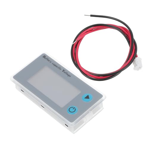 Happyyami 1Stück Batteriekapazitätsanzeige Präziser Power Display Monitor für Lithium Batterien Leicht und Kompakt Einfach zu Installieren für Bikes und Mehr von Happyyami