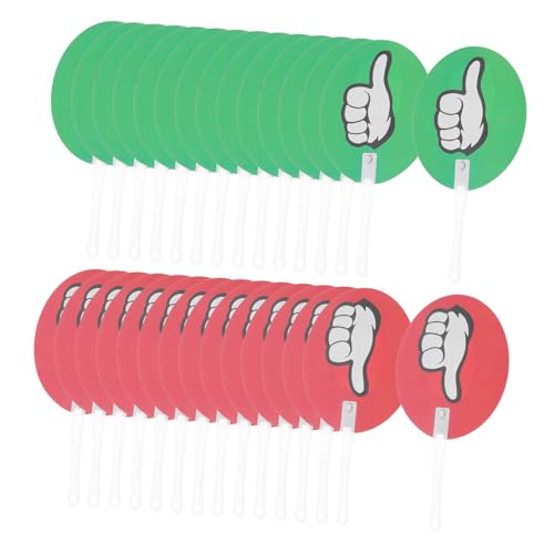 Happyyami 2 Sätze Abstimmungsausschuss Für Die Schule Blau Hoch Wahlpaddel Im Klassenzimmer Name Runter Wort Mit Nachricht Planke Led Party Schreibwaren Über Klein Plastik 30 Stück * 2 von Happyyami