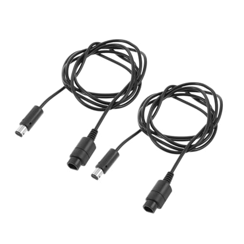 Happyyami 2 Stück Gamepad -verlängerungskabel Gaming Controller Extender Erweitertes Controller -kabel Game Cable Port Extender Konsole Gamepad Extender Steuerungskabelverlängerung Black Pvc von Happyyami
