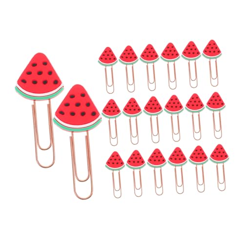 Happyyami 20 Stück Obst-Lesezeichen kleine Büroklammern dekorativ mehrfarbig Büroklammern aus Obst Bürobedarf Büroklammern Büro Papierclip Buchleseclips weiches Gummi Happyyami 20 Stück Obst-Lesezeichen kleine Büroklammern dekorativ mehrfarbig Büroklammern aus Obst Bürobedarf Büroklammern Büro Papierclip Buchleseclips weiches Gummi von Happyyami
