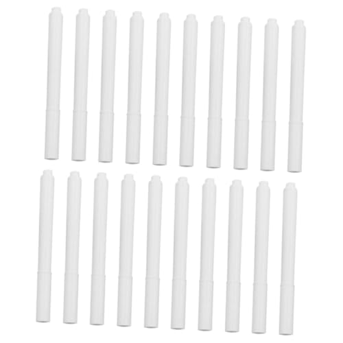 Happyyami 20 Stück Whiteboard Stifte Kreide Whiteboard Marker Weiße Löschmarker Trocken Abwischbare Marker Weiße Fenstermarker Für Glas Abwaschbarer Weißer Marker Permanenter Weißer von Happyyami