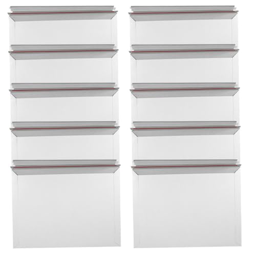 Happyyami 25 Stück Dokumentenversandtasche Fotoumschläge Zum Versenden Cd-mailer Große Umschläge Versandumschläge Aus Pappe Papiermailer 250g Graues Papier Light Grey Happyyami 25 Stück Dokumentenversandtasche Fotoumschläge Zum Versenden Cd-mailer Große Umschläge Versandumschläge Aus Pappe Papiermailer 250g Graues Papier Light Grey von Happyyami