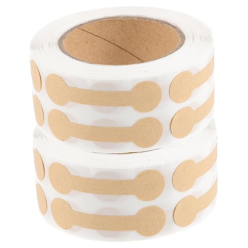 Happyyami 2Rollen Selbstklebende Kraftpapier Geschenkanhänger für Geschenkverpackungen Kreative DIY Projekte Manipulationssichere Siegelaufkleber für Hochzeiten Happyyami 2Rollen Selbstklebende Kraftpapier Geschenkanhänger für Geschenkverpackungen Kreative DIY Projekte Manipulationssichere Siegelaufkleber für Hochzeiten von Happyyami